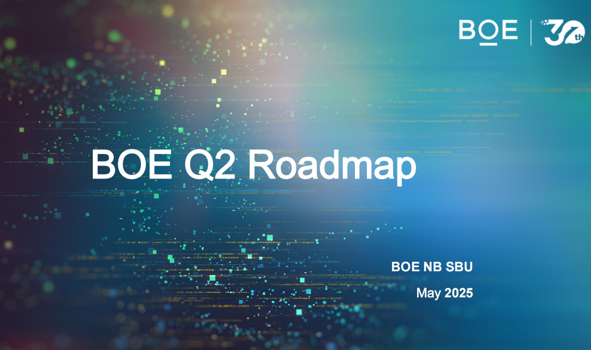 BOE 2025 Q2 Roadmap